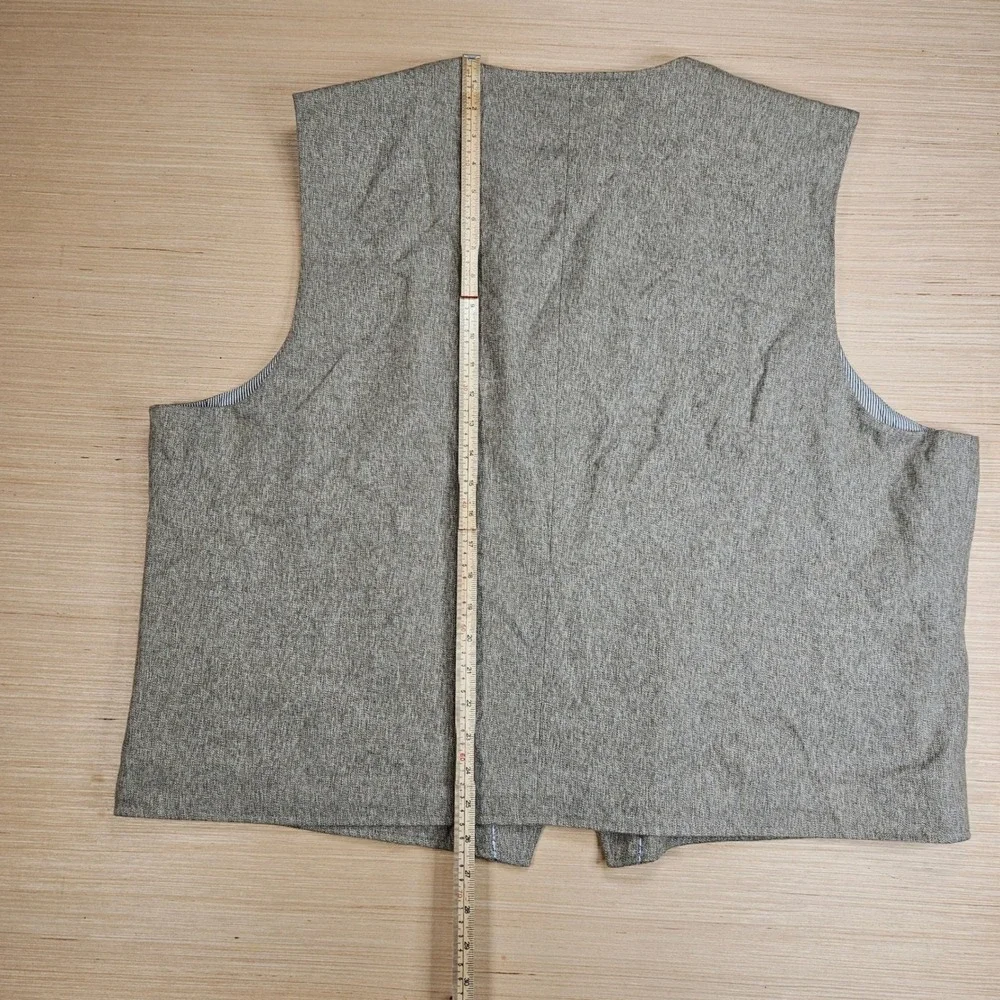 Joseph Abboud Suit Vest Mens 5X Brown Classic Fit Formal Dress Waistcoat